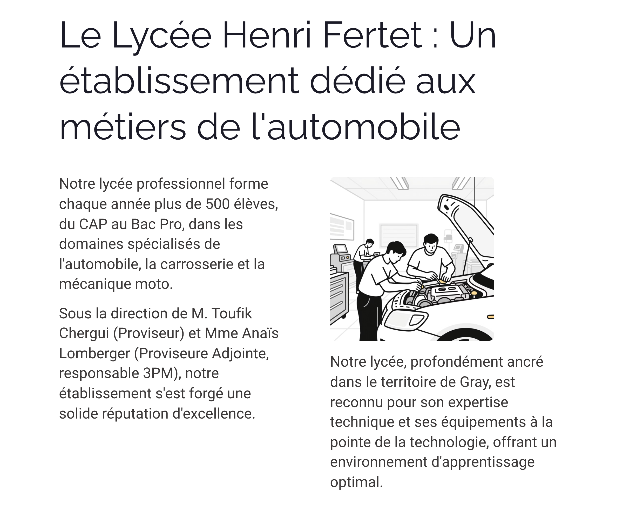 Présentation Bac Pro Maintenance