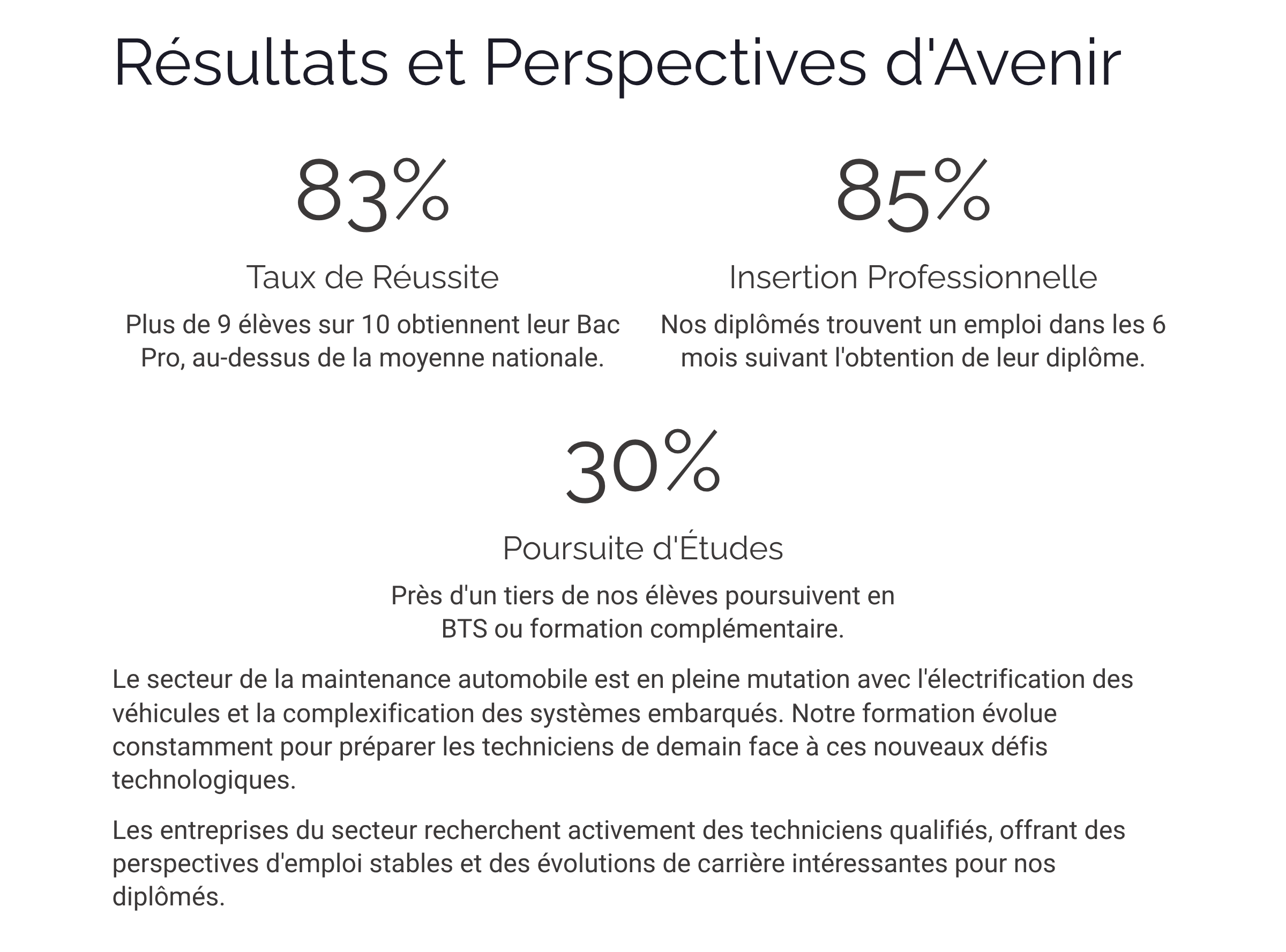 Présentation Bac Pro Maintenance