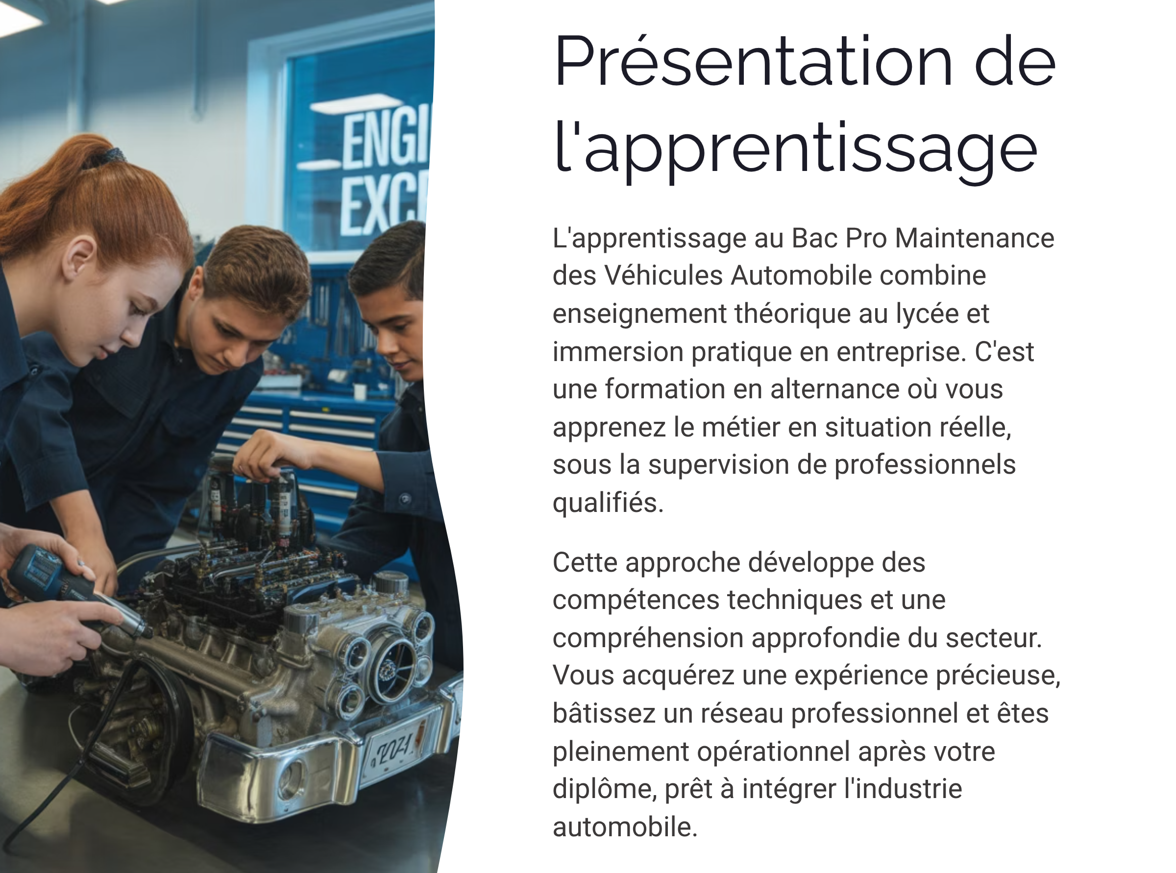 Présentation Bac Pro Maintenance