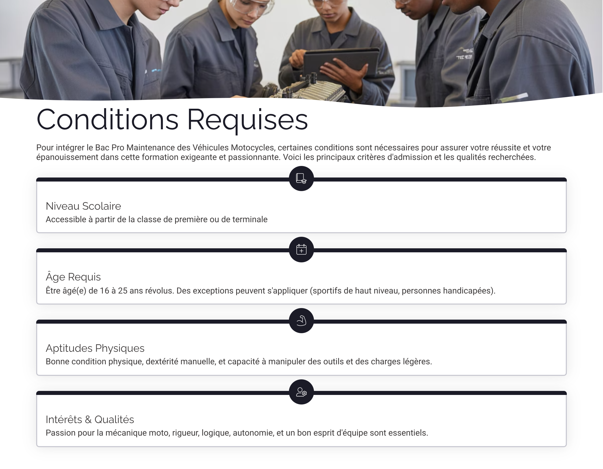 Présentation Bac Pro Maintenance