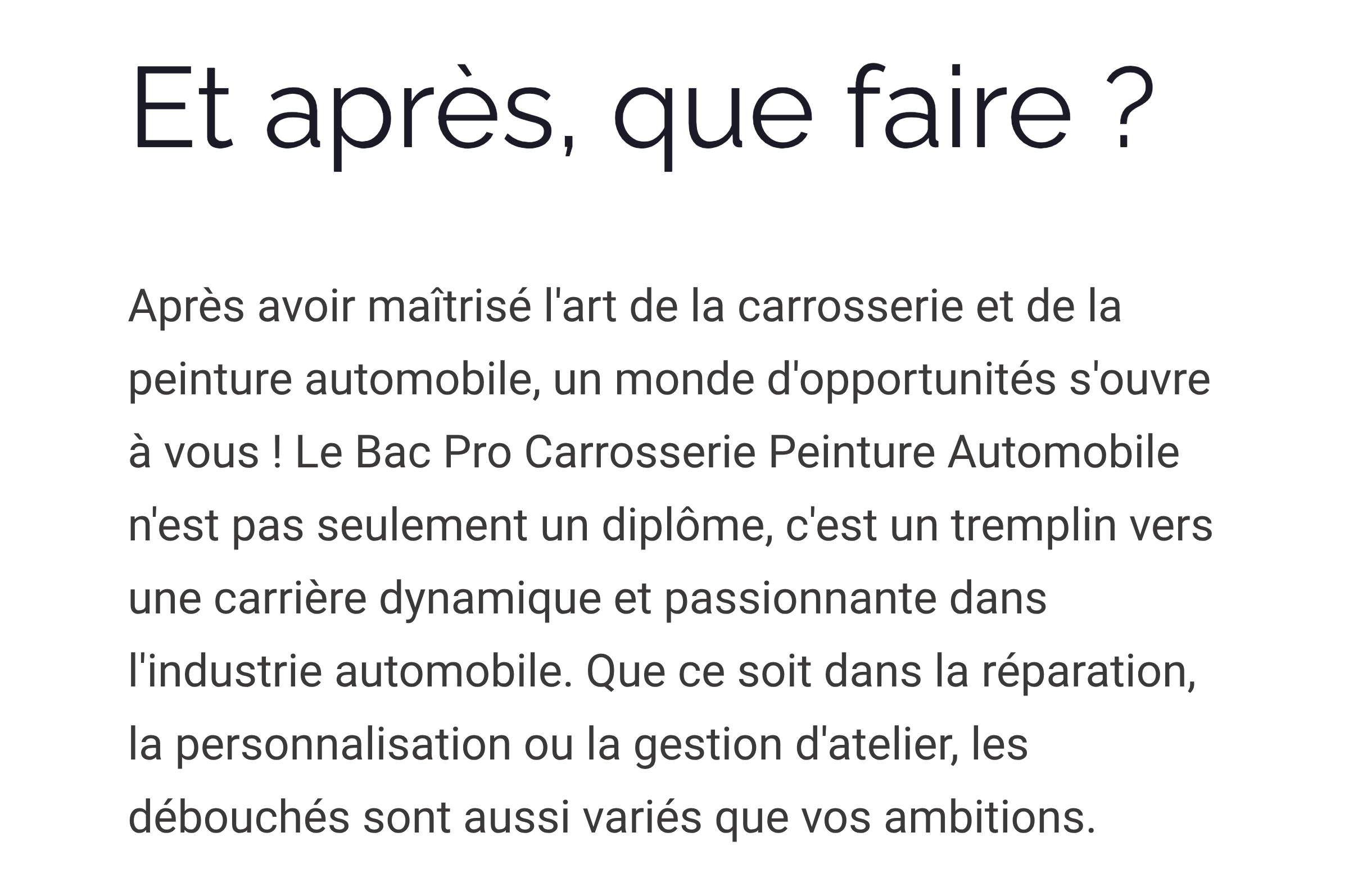 Présentation Bac Pro Maintenance