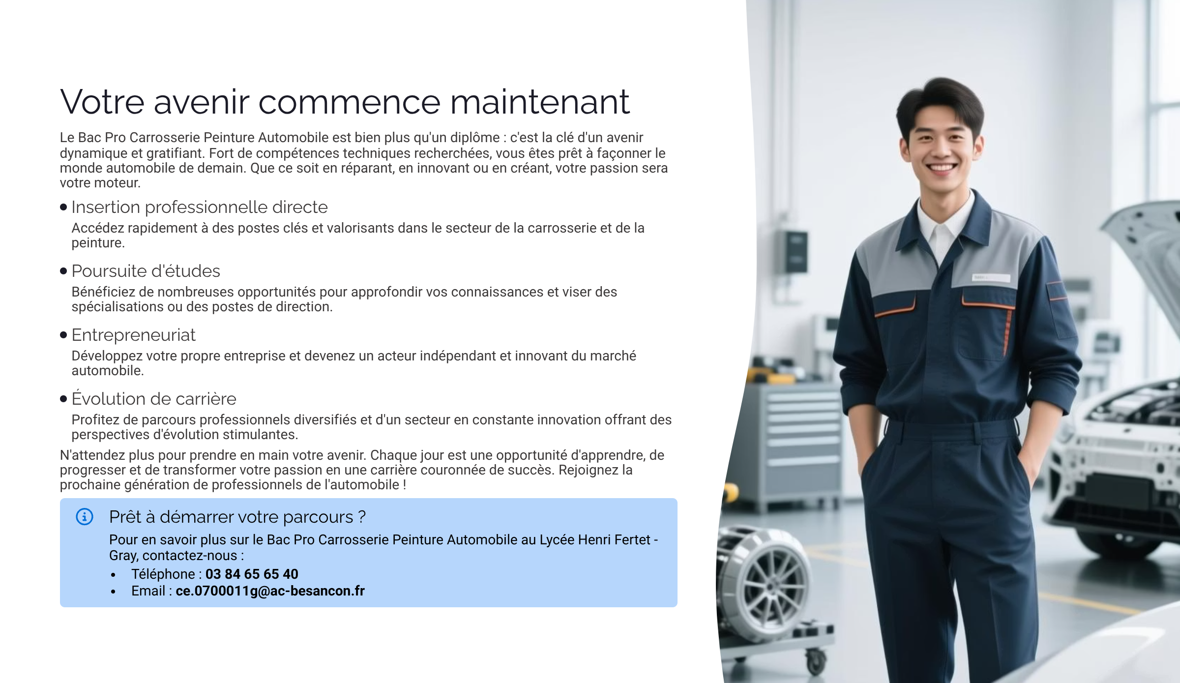 Présentation Bac Pro Maintenance