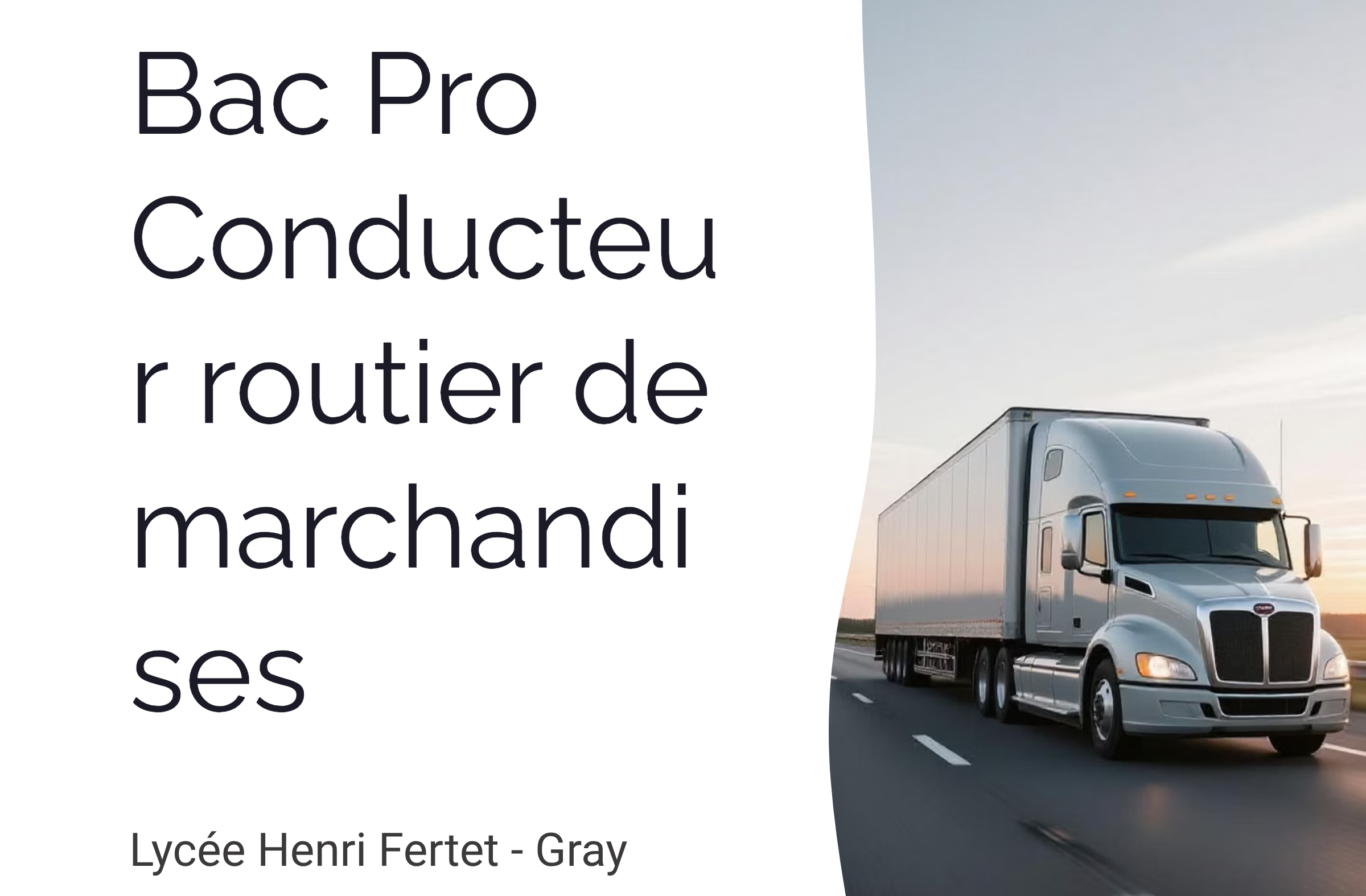 Présentation Bac Pro Maintenance