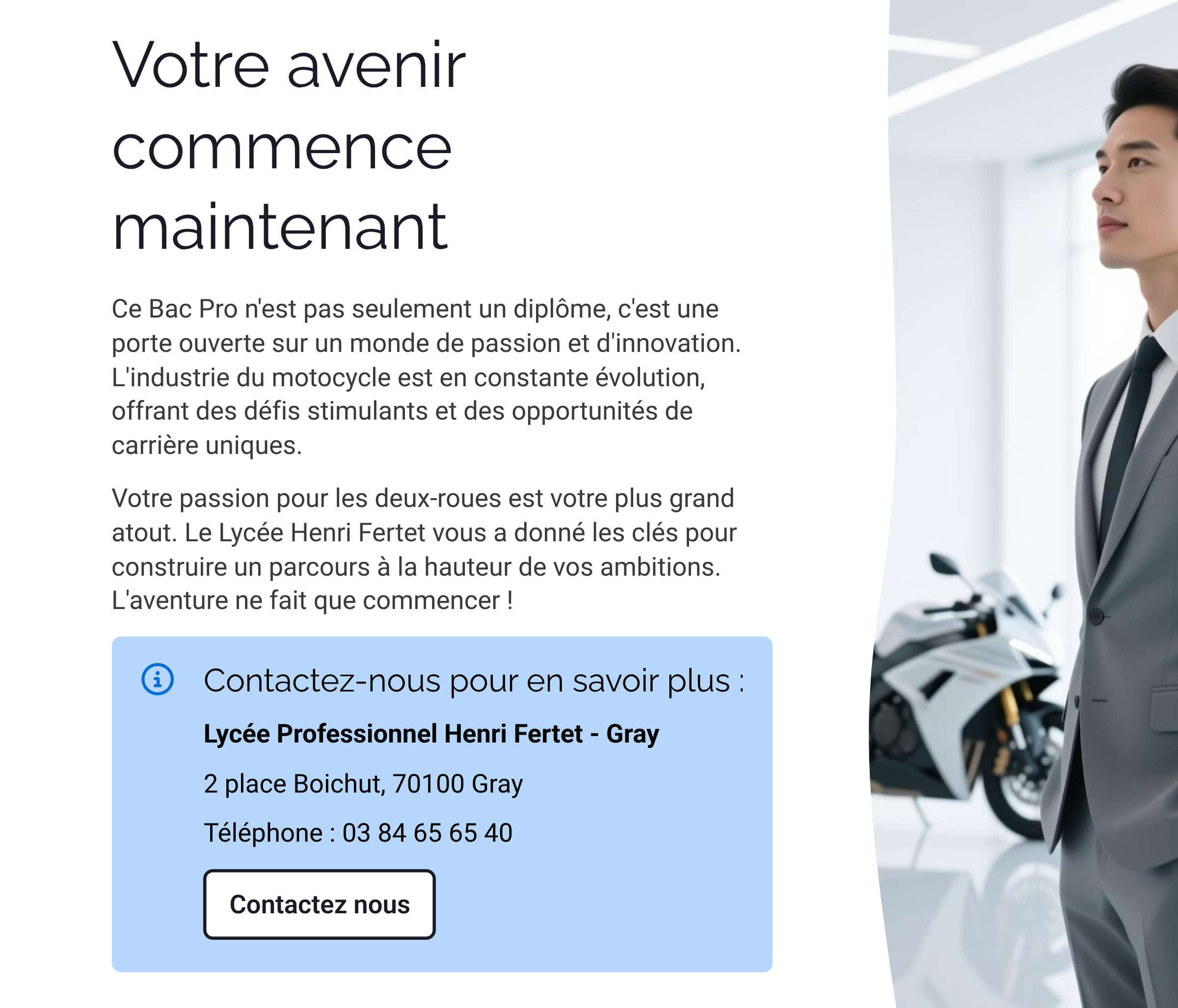 Présentation Bac Pro Maintenance