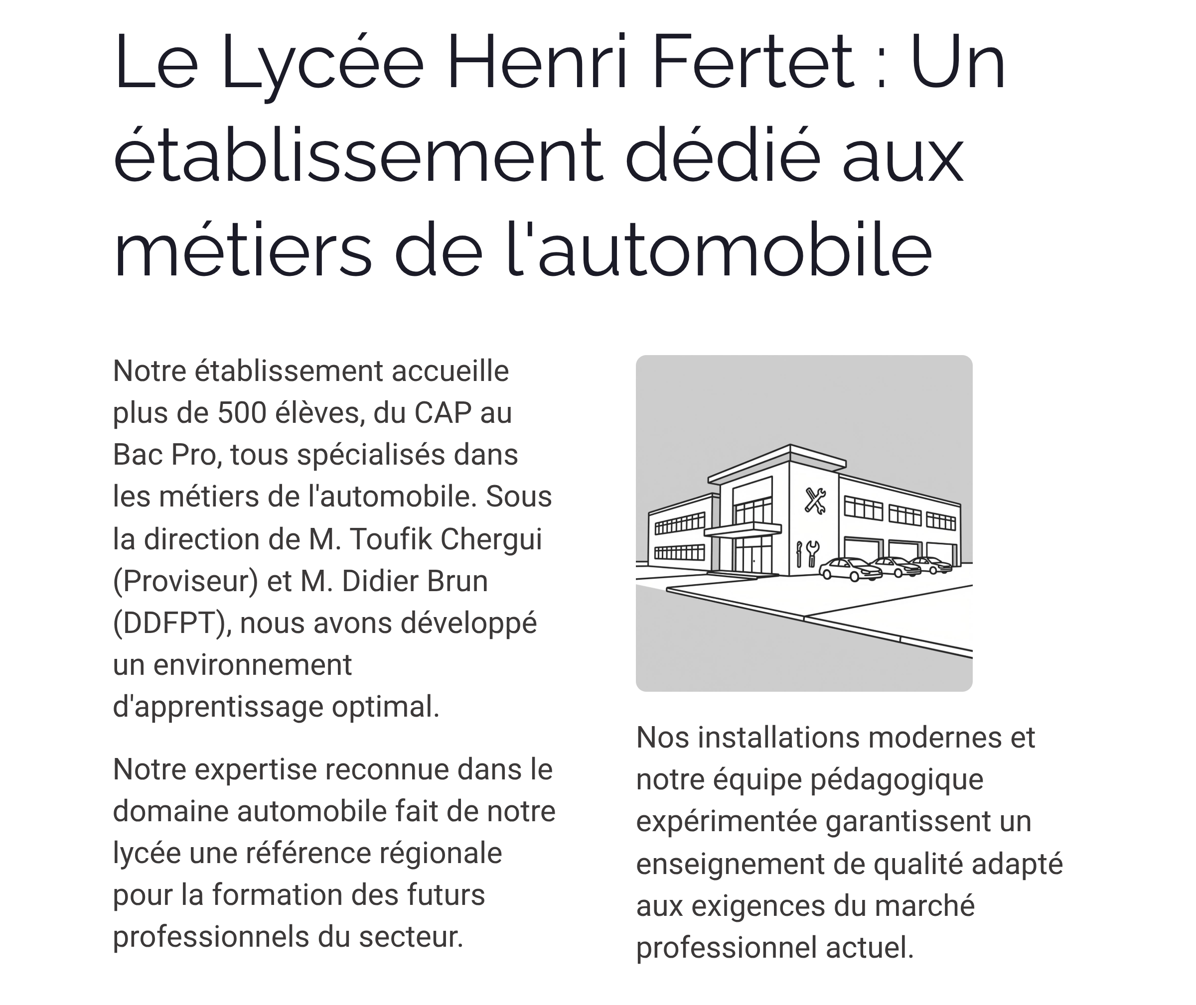 Présentation Bac Pro Maintenance