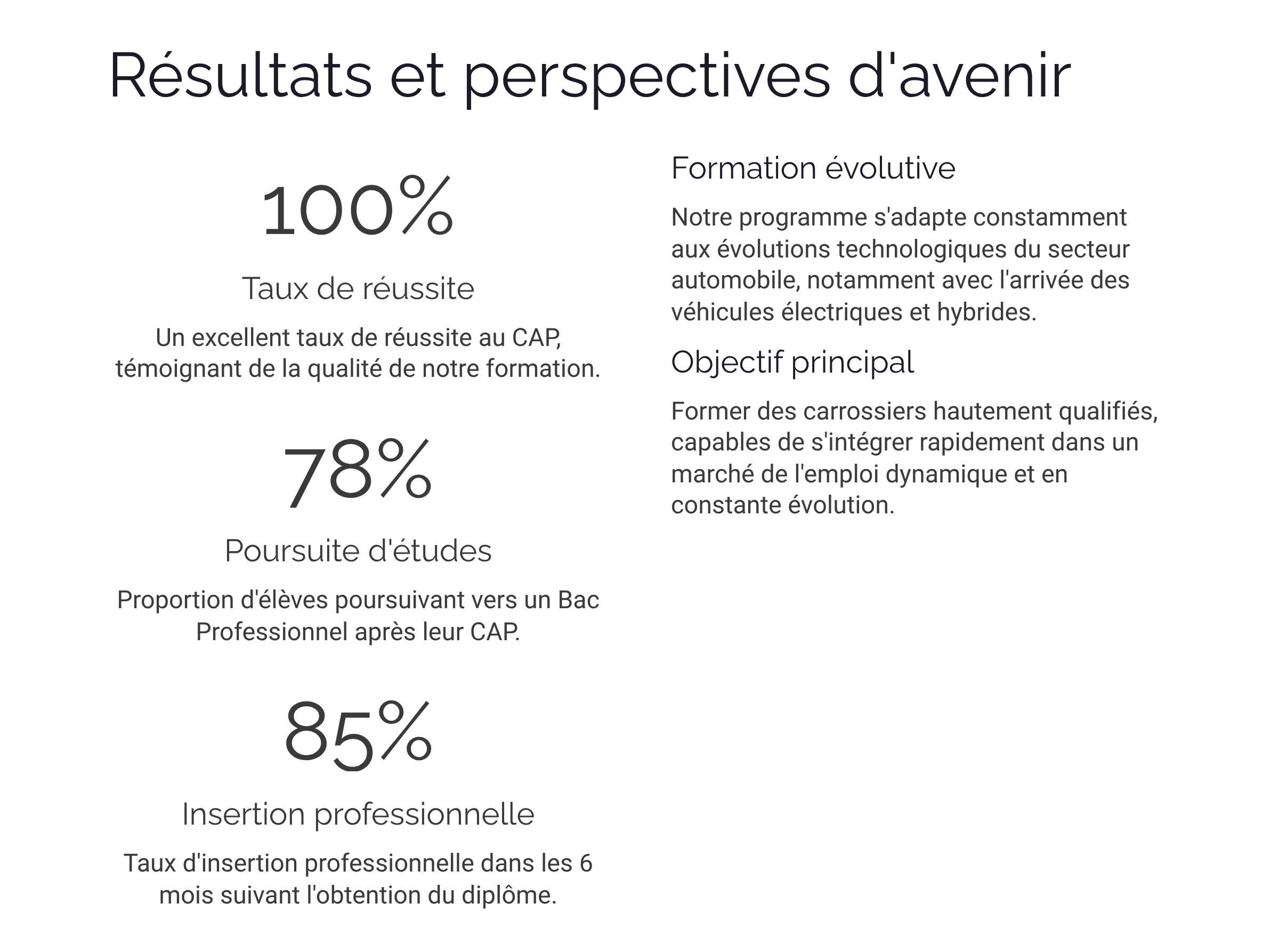 Présentation Bac Pro Maintenance