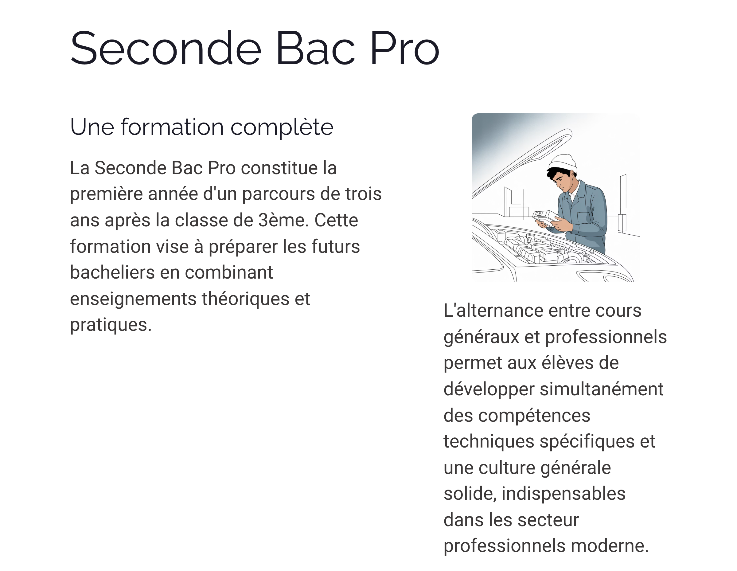 Présentation Bac Pro Maintenance
