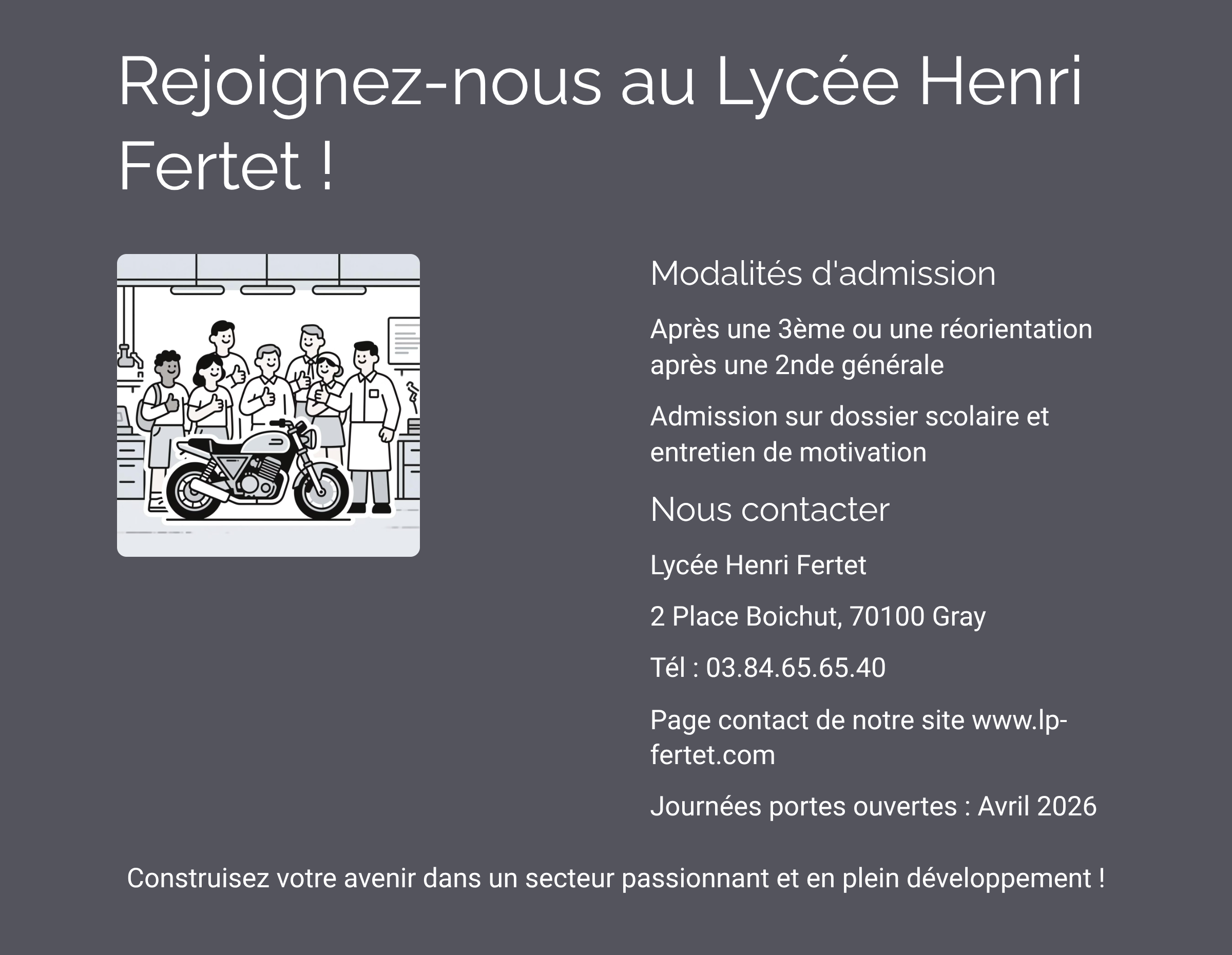 Présentation Bac Pro Maintenance